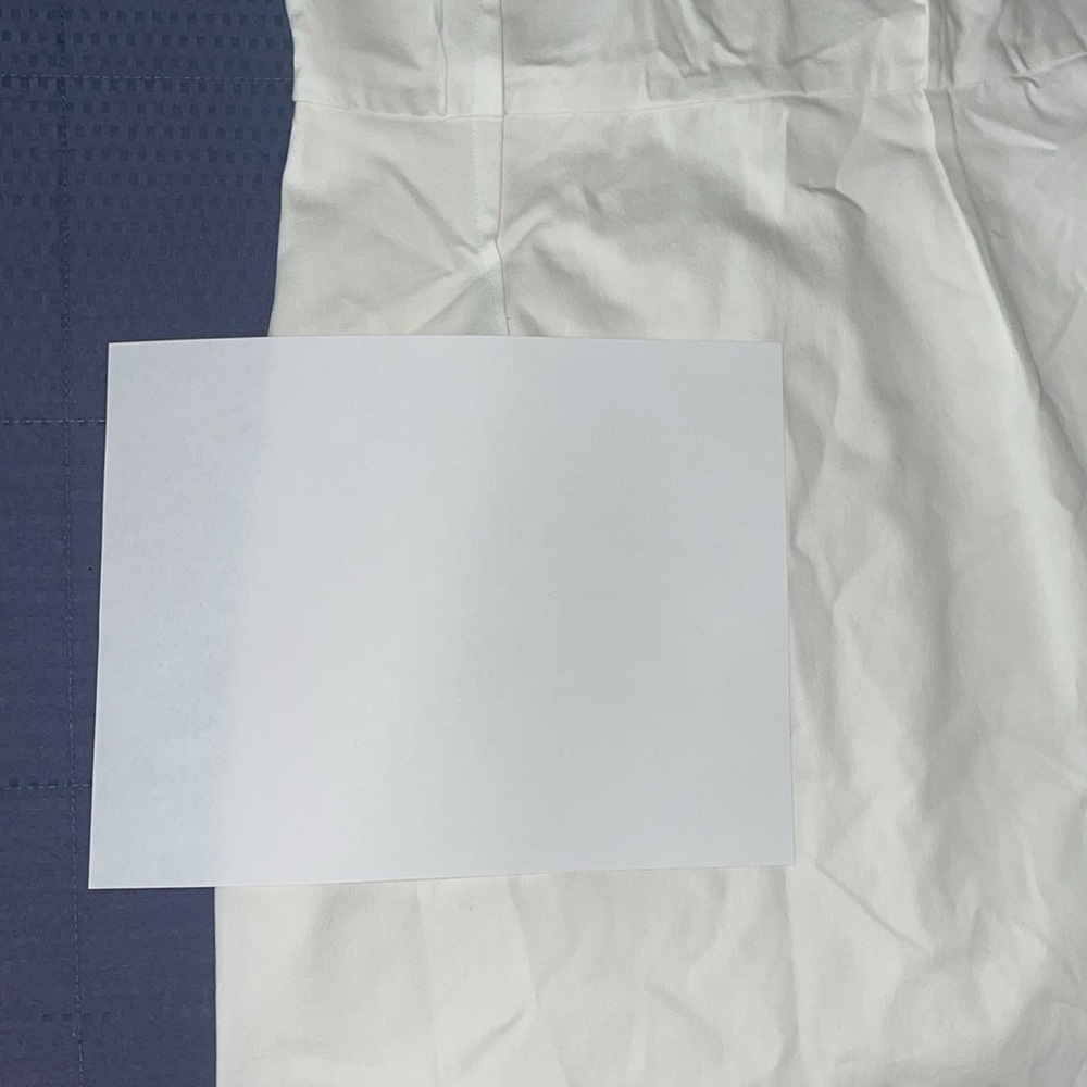 NWT J.Crew White Sheath Dress in Bi-stretch Cotton - Picture 11 of 12